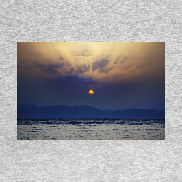 ‘Saudi Sunrise Seascape’ - viewed from Dahab by sleepingdogprod